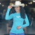 CAMISETA TÉRMICA TEX TEAM FEM UV50+ - AZUL