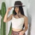 Cropped Unicorn Dakota de Cetim Off White - 9542 - comprar online