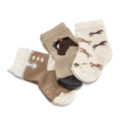 Kit 3 Meia Baby Zenz Western Horse Cut - comprar online