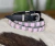Bandinha de Chapéu em Couro Preto e Strass Rosa - comprar online