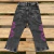 CALÇA COUNTRY E CIA INFANTIL PRETA LIXADA COM STRASS - 4359 na internet