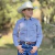 CAMISA LIFE WESTERN INF ML XADREZ - CINZA na internet