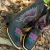 BOTA ALINE TEXANA FEMININA PRETA PINGO ROSA PROMOÇÃOZONA - comprar online