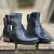 BOTA TEX TEAM FEM CANO CURTO FIVELAS PRETA - 7020 - comprar online