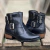 BOTA TEX TEAM FEM CANO CURTO FIVELAS PRETA - 7020