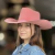 CHAPÉU PREMIUM AVELUDADO AMERICANO - ROSA - comprar online