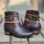 BOTA TEX TEAM FEM CANO CURTO FIVELA CAFÉ - 7030