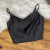 Cropped Unicorn Dakota de Cetim Preta - 9542 - comprar online