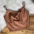 Cropped Unicorn Dakota de Cetim Marrom - 9542 - comprar online