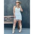 VESTIDO DE FRANJA BRANCO