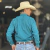 CAMISA AUSTIN WESTERN MASC SLIN LISA - TURQUESA na internet