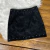 Saia Unicorn com Spikes Suede Preta - 9516 na internet
