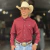 CAMISA AUSTIN WESTERN MASC SLIN LISA -VEMELHO QUEIMADO