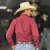 CAMISA AUSTIN WESTERN MASC SLIN LISA -VEMELHO QUEIMADO - comprar online