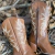 BOTA WESTERN TEX TEAM CONFORT STONE WHISKY - 958019 - comprar online