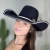 CHAPEU PRALANA FRONTIER 30x PRETO COM VIES BRANCO COM STRAS - loja online