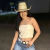 TOP CROPPED CONSCIÊNCIA JEANS OFF WHITE - 90535