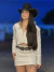 CONJUNTO BLAZER E SAIA MADONNA BRILHANTE 6122 BRANCO