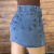 Saia Alizanda Feminina Jeans com Strass na internet