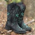 BOTA TEXANA TEX TEAM HLZ PRETA TURQUESA - 60124 - comprar online