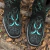 BOTA TEXANA TEX TEAM HLZ PRETA TURQUESA - 60124 na internet