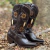 BOTA WESTERN TEX TEAM BOI MUSTANG CAFÉ - 90924