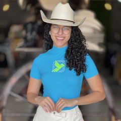 BLUSINHA THANKFIELD CANELADA AZUL - 01181