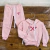 AGASALHO TEX TEAM INFANTIL DE MOLETOM - ROSA/PINK