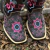 BOTA TEXANA TEX TEAM FEM BORDADA FLOR - PINK/AZUL na internet