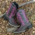BOTA TEXANA FEMININA QUADRANGULAR - CAFÉ / PINK - comprar online
