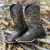 BOTA TEXANA FEMININA CRUZ DOURADA