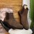 BOTINA TEX TEAM MASC ANATOMICA - NOBUCK MARROM