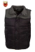COLETE MASCULINO WRANGLER BICOLOR C/ CAPUZ - PRETO/CINZA