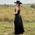 VESTIDO LONGO BUPHALLOS DEM PRETO DOURADO - BPL916 - comprar online