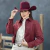 Jaqueta Cropped Unicorn em Suede Vermelho com Taxas - 9495 - comprar online