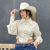 Camisa Cropped Miya Faixa Damasco - 6383 - comprar online