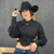 Camisa Cropped Miya Faixa Preta - 6383 - comprar online