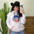 MOLETOM TEX TEAM FEM ESTMAPADO - BRANCO