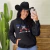 MOLETOM TEX TEAM FEM TXT RISCADO - PRETO