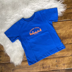 CAMISETA TEXAS FARM INFANTIL AZUL ROYAL - CIM011 - comprar online