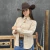 Conjunto Top e Camisa Luara Bege com Bordado Natural - 8525 na internet