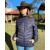 JAQUETA TUFF FEMININA MARINHO LOGO LARANJA