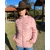 JAQUETA TUFF FEMININA ROSA LOGO ROXO