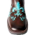 BOTINA XUCRÃO BOOTS CAFE /AZUL TURQUEZA - comprar online
