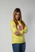 MOLETOM TXC BRAND FEMININO AMARELO USA - 9031 - comprar online