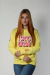 MOLETOM TXC BRAND FEMININO AMARELO USA - 9031