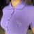 POLO FEM TASSA M/C CLÁSSICA LILÁS - 4662 na internet