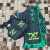 CONJUNTO DE TRAIA COLETE + CHARRÃO TEX TEAM - PRETO / VERDE