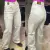 CALÇA FEM WIDE LEG RASGOS BRANCA - 2665 - comprar online