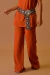 Calça Pantalona Laranja Outono